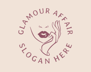 Glamorous Lips Woman  logo