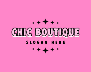 Cute Funky Boutique logo design