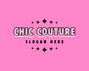 Cute Funky Boutique logo design