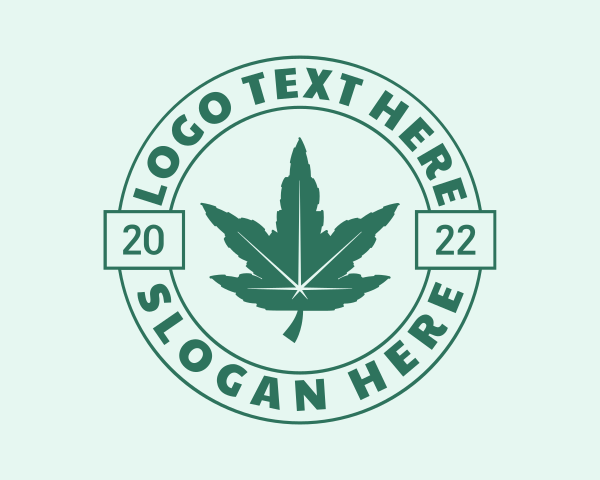 Cannabis Oil logo example 4