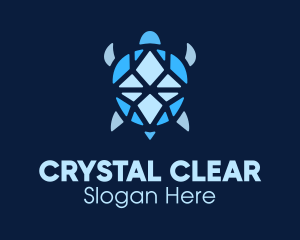 Blue Gem Turtle logo design