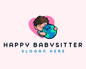 Happy Kid Earth  logo design