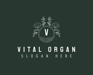 Organic Beauty Skincare logo design