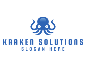 Sea Tentacle Octopus logo