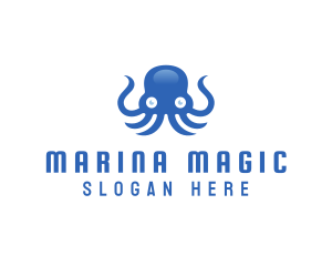 Sea Tentacle Octopus logo design