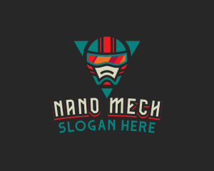 Robot Gaming Streamer logo design