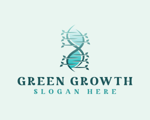 Biotech DNA Plant logo design