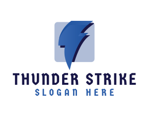 Blue Thunder Electricity logo design