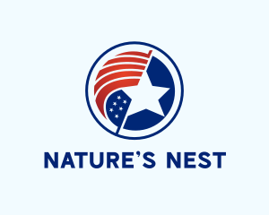 National Country Flag logo
