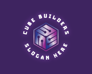 Digital Cube Tech logo design