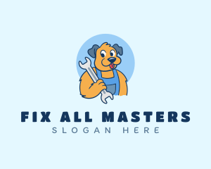 Dog Fix Mechanic logo design