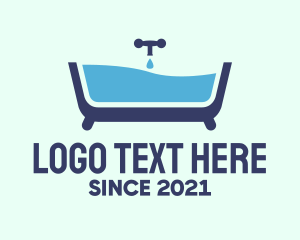 Blue Bathtub Bath logo