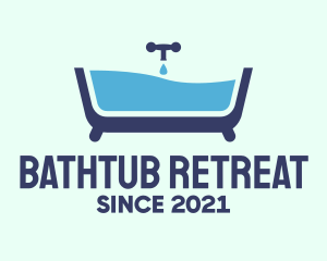 Blue Bathtub Bath logo