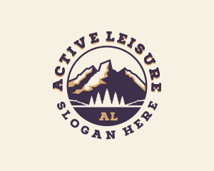 Forest Mountain Adventure logo design