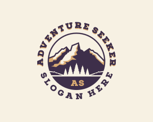 Forest Mountain Adventure logo design