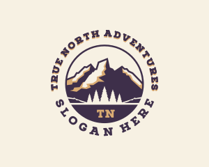 Forest Mountain Adventure logo design