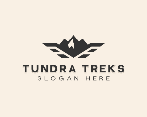 Outdoor Winged Mountain logo design