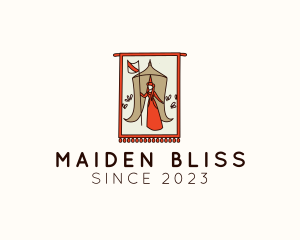 Medieval Maiden Flag Banner logo