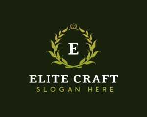 Premium Quality Wreath logo