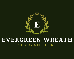 Premium Quality Wreath logo design