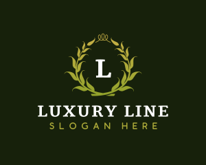 Premium Quality Wreath logo design