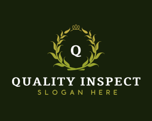 Premium Quality Wreath logo design