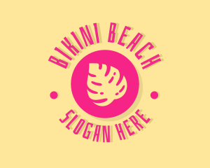 Tropical Beach Resort logo design