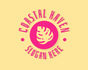 Tropical Beach Resort logo design