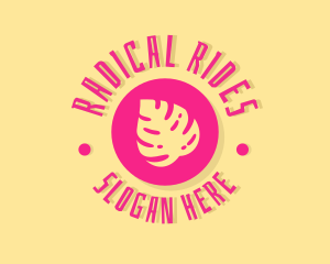 Tropical Beach Resort logo design