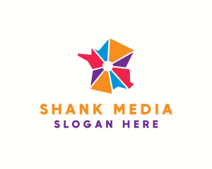 Media Network Technology logo design