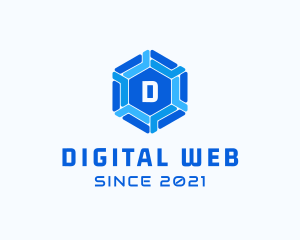 Digital Hexagon Agency logo design