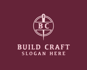 Stitching Needle Craft logo design