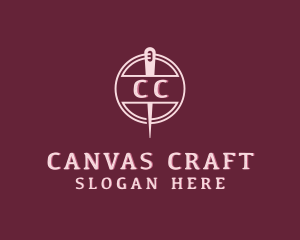 Stitching Needle Craft logo design