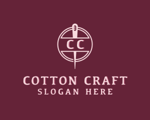 Stitching Needle Craft logo design