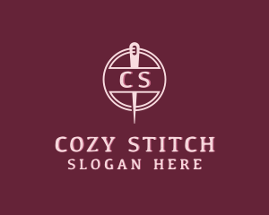 Stitching Needle Craft logo design