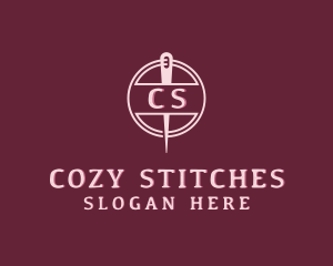 Stitching Needle Craft logo design