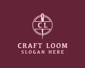 Stitching Needle Craft logo design