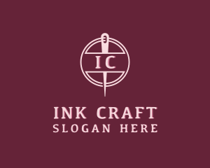 Stitching Needle Craft logo design