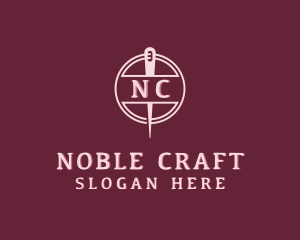 Stitching Needle Craft logo design