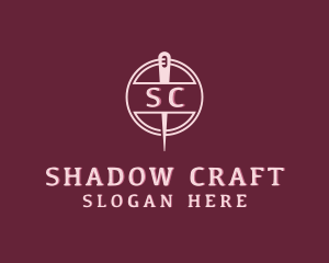 Stitching Needle Craft logo design