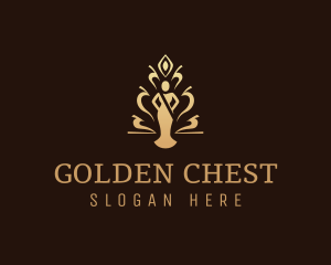 Golden Pageant Award logo design