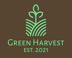 Agriculture Seedling Plant logo