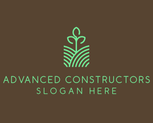 Agriculture Seedling Plant logo design