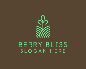 Agriculture Seedling Plant logo design