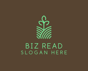 Agriculture Seedling Plant logo design