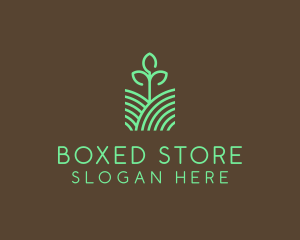 Agriculture Seedling Plant logo design