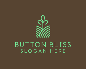 Agriculture Seedling Plant logo design