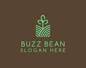 Agriculture Seedling Plant logo design