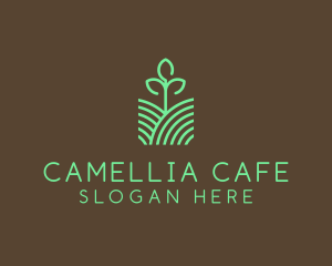 Agriculture Seedling Plant logo design