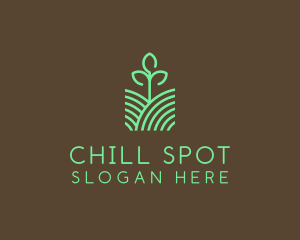 Agriculture Seedling Plant logo design